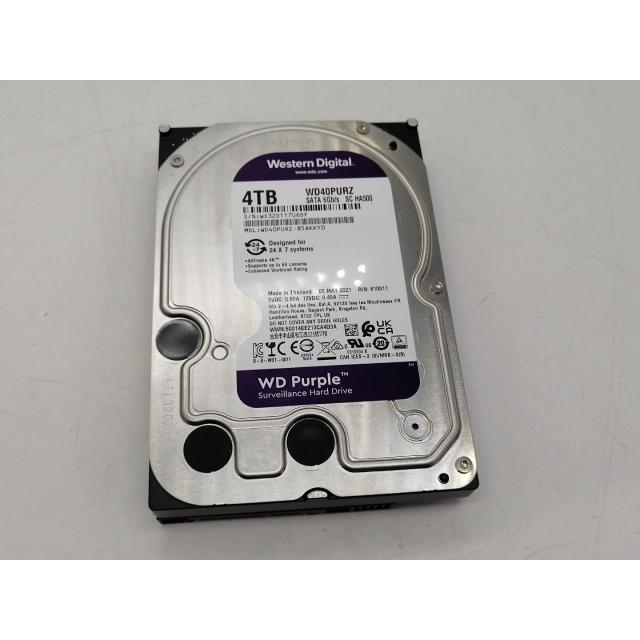 中古】W.D. WD40PURZ WD Purple 4TB/5400rpm/64MB/6Gbps【大須アメ横