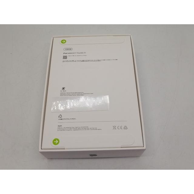 未使用】Apple 【Wi-Fi】 iPad mini（A17Pro/2024） 128GB スペース