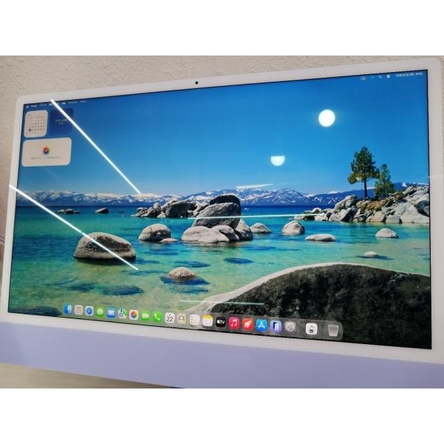 中古】Apple iMac 24インチ CTO (M1・2021) パープル M1(CPU:8C/GPU:8C