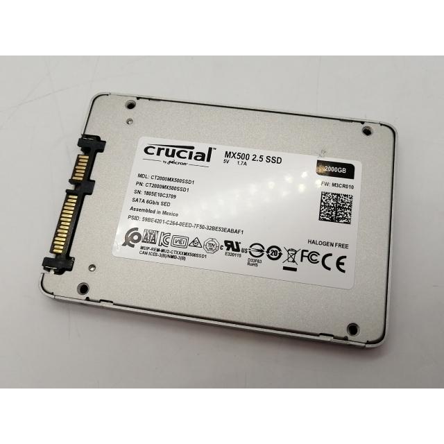 中古】Crucial CT2000MX500SSD1 2TB/SSD/6GbpsSATA/3D TLC【大須アメ横
