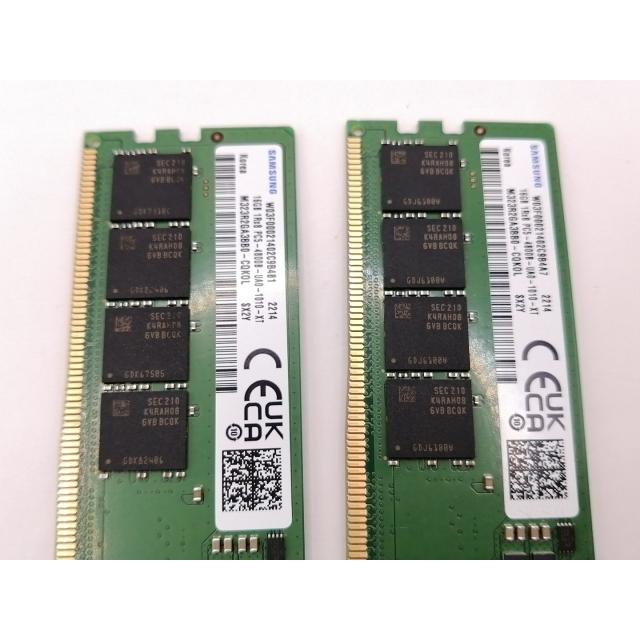 【未使用品】 DDR5-4800 32GBメモリ16GB×2 PC5-38400 中古】DDR5 16GB 2枚組（合計32GB） DDR5-4800(PC5-38400