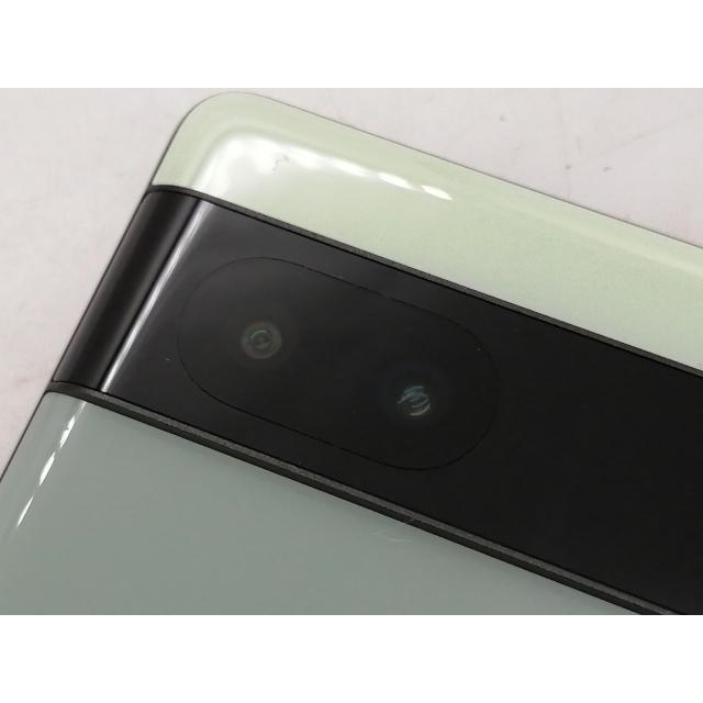 中古】Google au 【SIMフリー】 Pixel 6a セージ 6GB 128GB GB17L