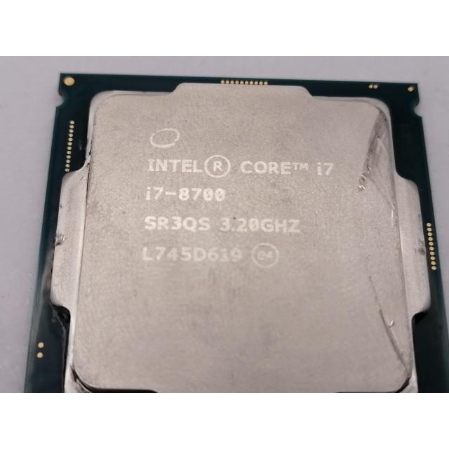 中古】Intel Core i7-8700 (3.2GHz/TB:4.6GHz) bulk LGA1151/6C/12T/L3