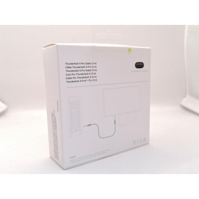 Apple Thunderbolt4 Proケーブル 3M MWP02ZA/A 未使用】Apple Thunderbolt 4 Proケーブル（3m） MWP02ZA/A【大須