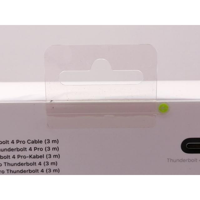 未使用】Apple Thunderbolt 4 Proケーブル（3m） MWP02ZA/A【大須