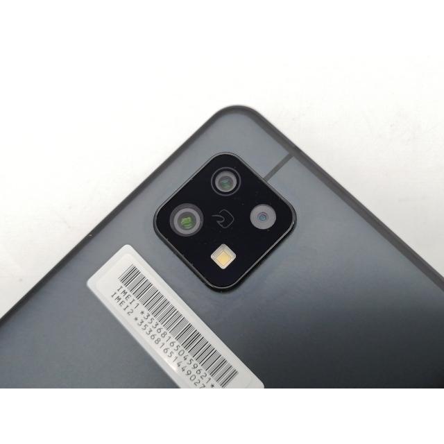 中古】SHARP au 【SIMフリー】 AQUOS sense6s ブラック 4GB 64GB SHG07