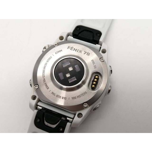 【中古】Garmin fenix 7S - Silver/Whitestone 010-02539-07【大須アメ横】保証期間１ヶ月【ランクB】の画像