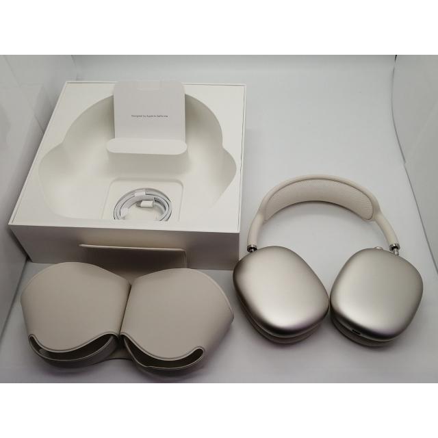 Apple AirPods Max第二世代、スターライト、ケース、箱付き 中古】Apple AirPods Max 2 スターライト MHWL4ZA/A【大須アメ横】保証