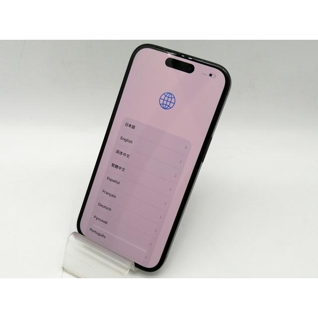【中古】Apple 国内版 【SIMフリー】 iPhone 15 128GB ブラック MTMH3J/A【OSU301】保証期間１ヶ月【ランクC】の画像