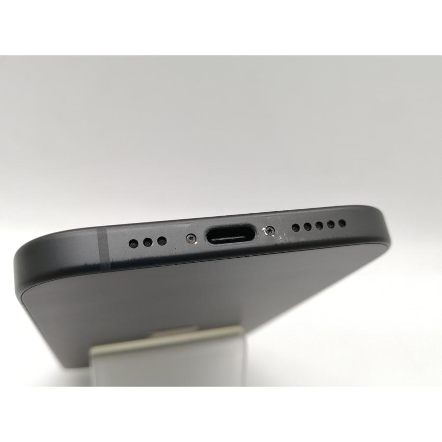 【中古】Apple 国内版 【SIMフリー】 iPhone 15 128GB ブラック MTMH3J/A【OSU301】保証期間１ヶ月【ランクC】の画像