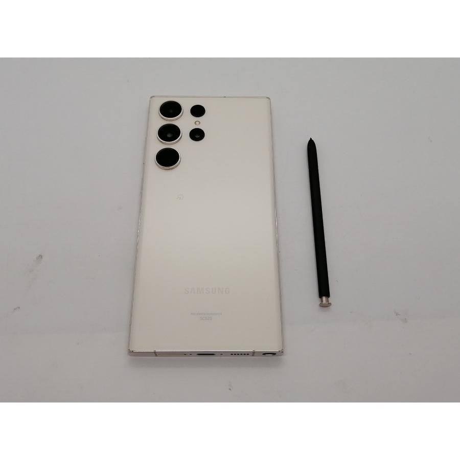 【中古】SAMSUNG au 【SIMフリー】 Galaxy S23 Ultra クリーム 12GB 256GB SCG20【大須アメ横】保証期間１ヶ月【ランクA】の画像