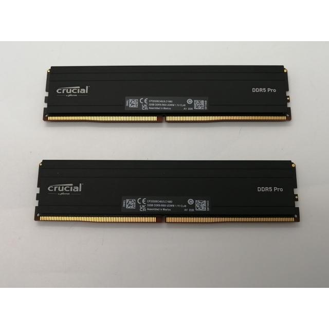 新品未使用64GB DDR5 5600MHz 44800 中古】DDR5 32GB 2枚組（合計64GB） DDR5-5600(PC5-44800