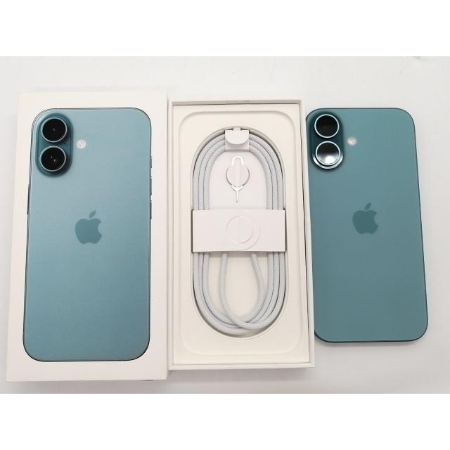 中古】Apple 国内版 【SIMフリー】 iPhone 16 128GB ティール MYDV3J/A