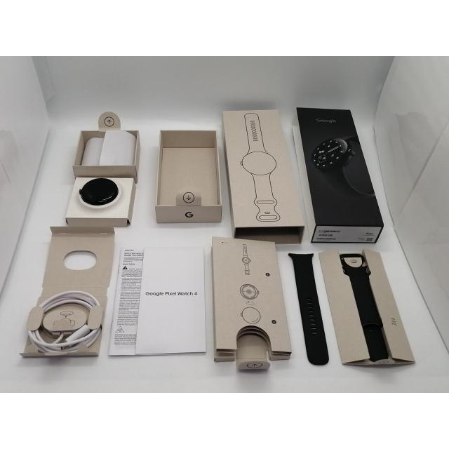 【中古】Google Pixel Watch4 Wi-Fiモデル 45mm Matte Black アルミケース/Obsidian アクティブ バンド【大須アメ横】保証期間１ヶ月【ランクA】の画像