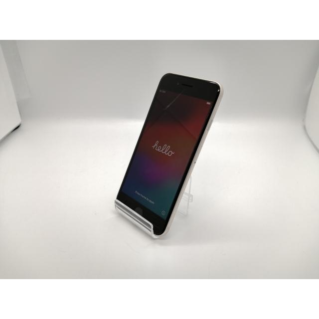 【中古】Apple au 【SIMフリー】 iPhone SE（第3世代） 64GB スターライト MMYD3J/A【大須アメ横】保証期間１ヶ月【ランクA】の画像
