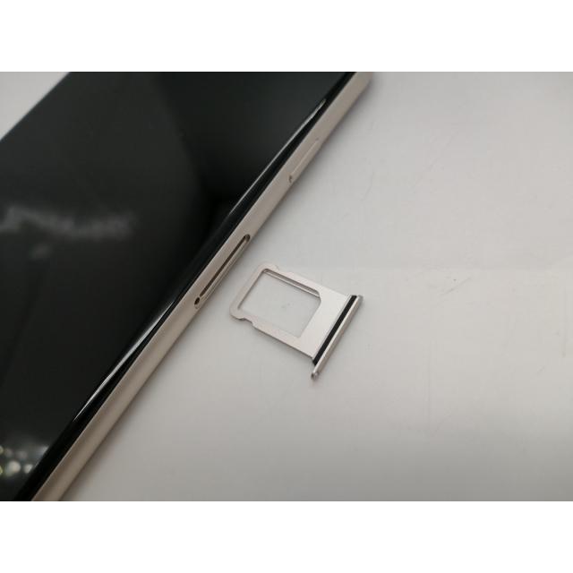 【中古】Apple au 【SIMフリー】 iPhone SE（第3世代） 64GB スターライト MMYD3J/A【大須アメ横】保証期間１ヶ月【ランクA】の画像