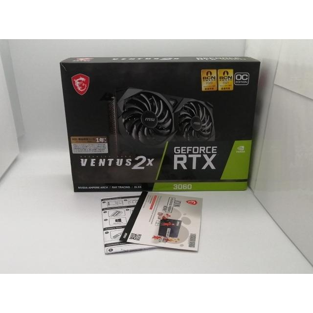 中古】MSI GeForce RTX 3060 VENTUS 2X 12G OC RTX3060/12GB(GDDR6