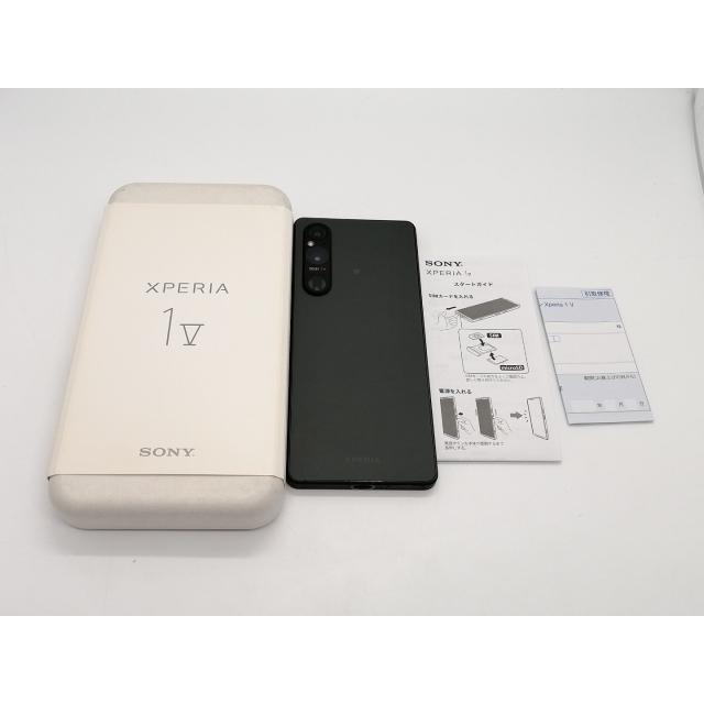 中古】SONY 国内版 【SIMフリー】 Xperia 1 V カーキグリーン 16GB