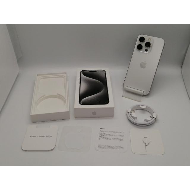 中古】Apple docomo 【SIMフリー】 iPhone 15 Pro 256GB ホワイト