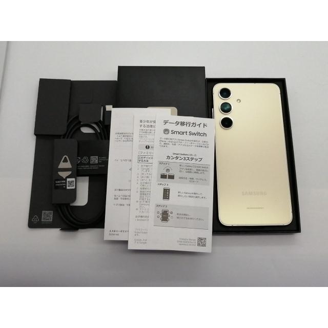中古】SAMSUNG 国内版 【SIMフリー】 Galaxy S24 アンバーイエロー 8GB