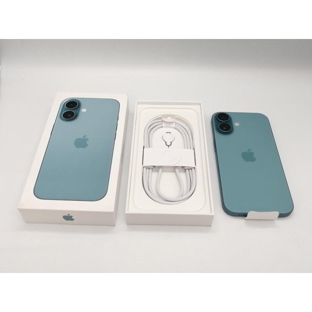 未使用】Apple 国内版 【SIMフリー】 iPhone 16 128GB ティール MYDV3J