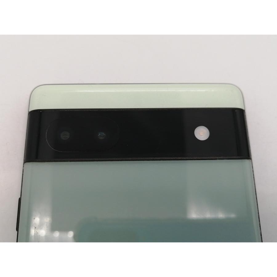 中古】Google au 【SIMフリー】 Pixel 6a セージ 6GB 128GB GB17L