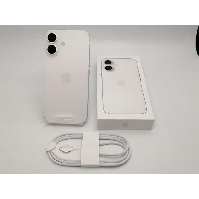 未使用】Apple 国内版 【SIMフリー】 iPhone 16 256GB ホワイト MYDX3J