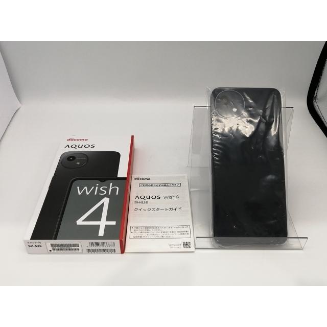 未使用】SHARP docomo 【SIMフリー】 AQUOS Wish4 ブラック 4GB 64GB