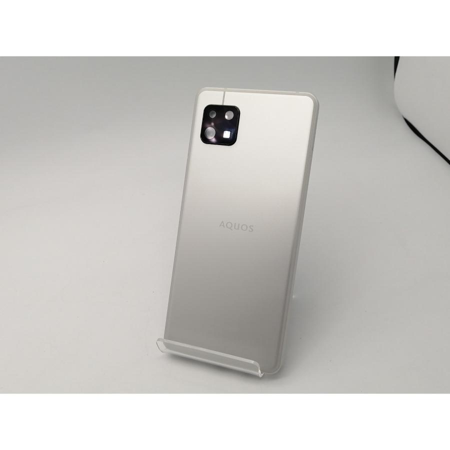 中古】SHARP 国内版 【SIMフリー】 AQUOS Sense6 シルバー 6GB 128GB