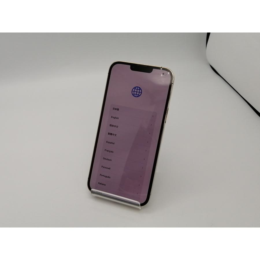 【中古】Apple au 【SIMフリー】 iPhone 13 Pro Max 1TB ゴールド MLKJ3J/A【三宮センター】保証期間１週間【ランクC】の画像
