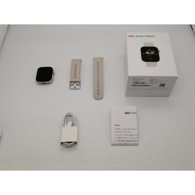 中古】au au SmartWatch ASW2501W [ホワイト]【広島本通】保証期間1 