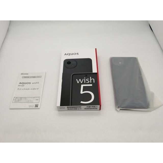 未使用】SHARP docomo 【SIMフリー】 AQUOS wish5 スミ 4GB 64GB SH