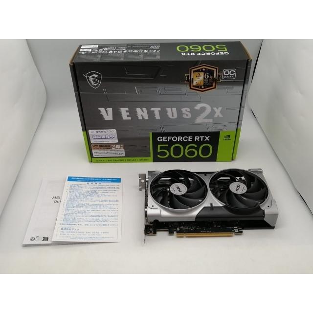 中古】MSI GeForce RTX 5060 8G VENTUS 2X OC RTX5060/8GB(GDDR7