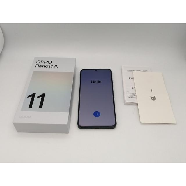 中古】Oppo ymobile 【SIMフリー】 OPPO Reno11 A ダークグリーン 8GB