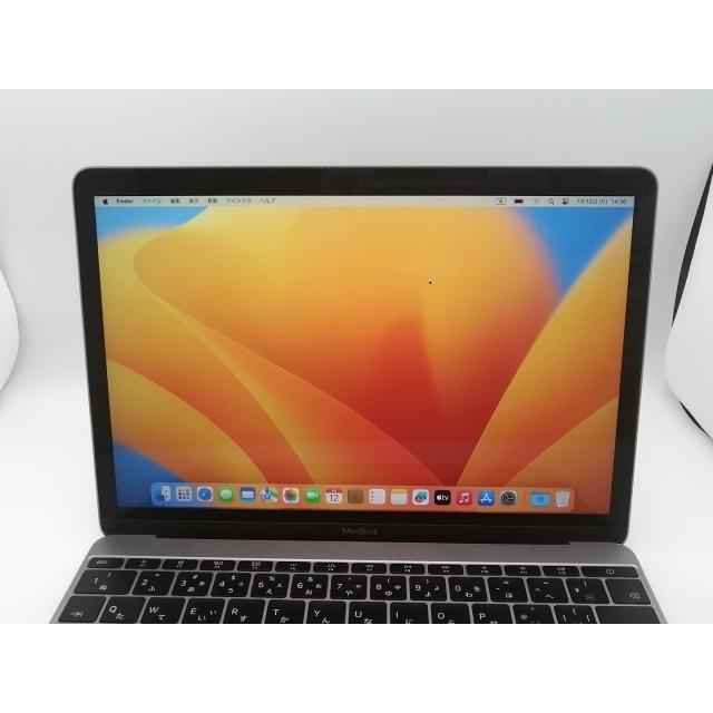 中古】Apple MacBook 12インチ CTO (Mid 2017) スペースグレイ Core i5