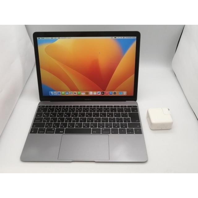 中古】Apple MacBook 12インチ CTO (Mid 2017) スペースグレイ Core i5