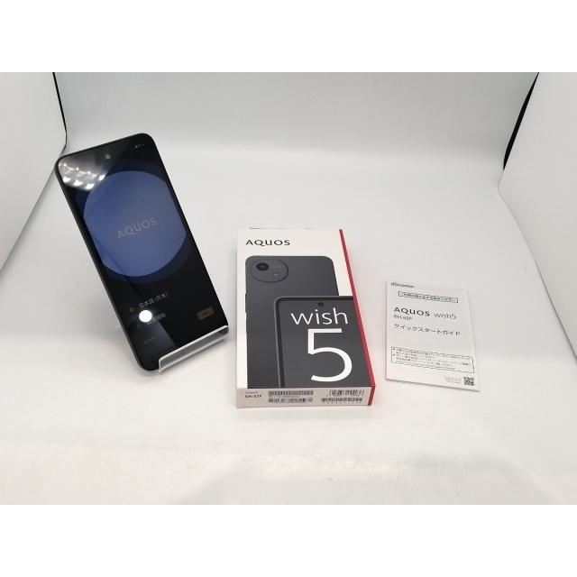 AQUOS wish5 SUMI ブラック 黒　SIMフリー AQUOS wish 【新品同様】AQUOS wish5 SH-52F スミ ブラック docomo SIM