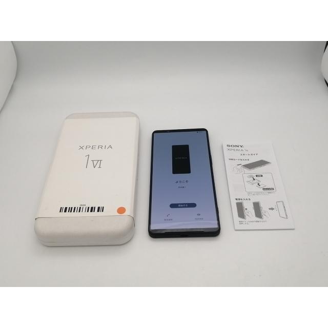 中古】SONY 国内版 【SIMフリー】 Xperia 1 VI ブラック 12GB 256GB XQ