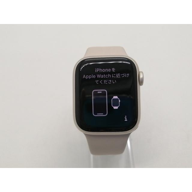 中古】Apple Watch Series8 41mm Cellular スターライトアルミニウム