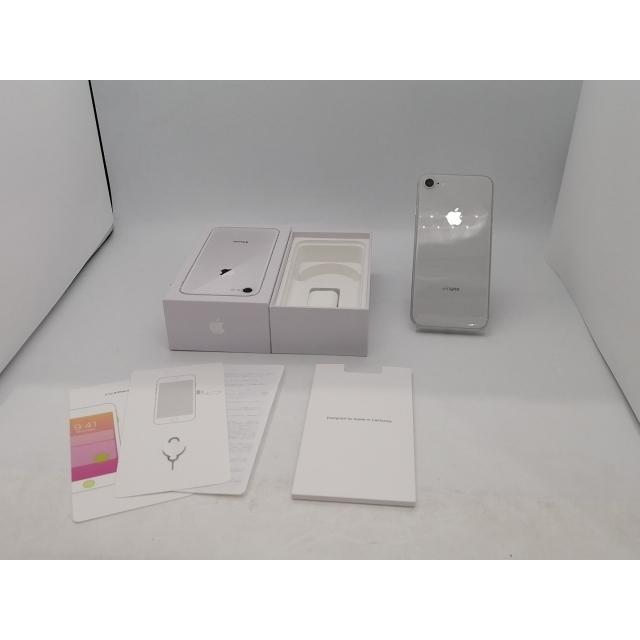 中古】Apple au 【SIMロック解除済み】 iPhone 8 64GB シルバー MQ792J 
