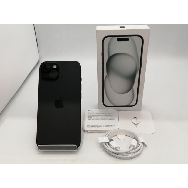 【中古】Apple 国内版 【SIMフリー】 iPhone 15 512GB ブラック MTMU3J/A【広島本通】保証期間１ヶ月【ランクA】の画像