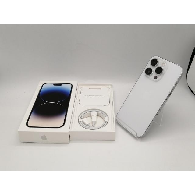 【中古】Apple 国内版 【SIMフリー】 iPhone 14 Pro 256GB シルバー MQ0Y3J/A【神戸】保証期間１ヶ月【ランクB】の画像