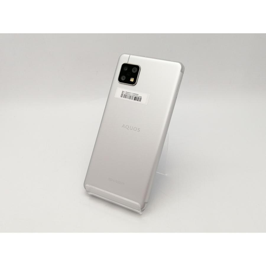 中古】SHARP OCN 【SIMフリー】 AQUOS sense4 シルバー 4GB 64GB SH