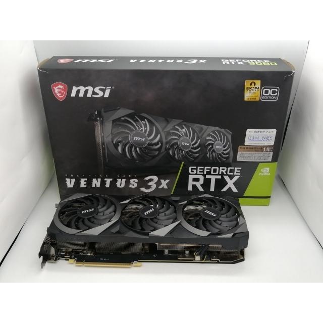 中古】MSI GeForce RTX 3080 VENTUS 3X 10G OC RTX3080/10GB(GDDR6X