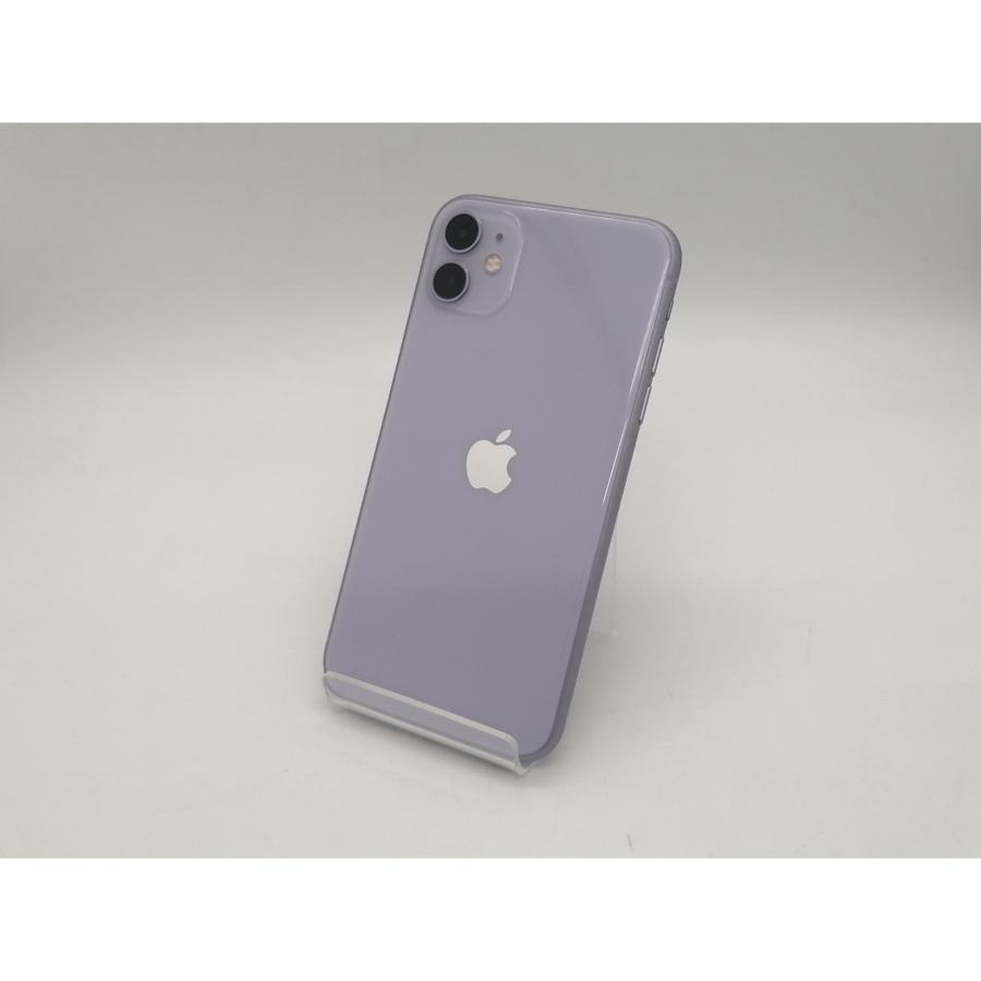 中古】Apple au 【SIMロック解除済み】 iPhone 11 64GB パープル