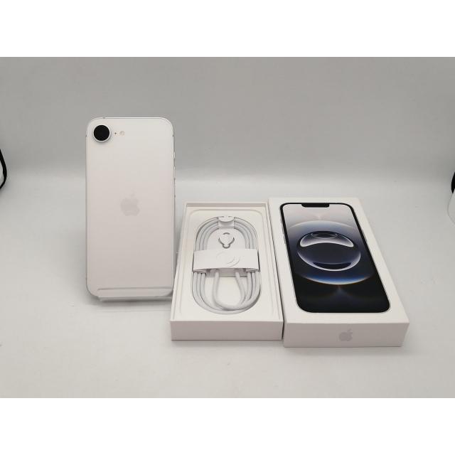 中古】Apple au 【SIMフリー】 iPhone 16e 128GB ホワイト MD1R4J/A