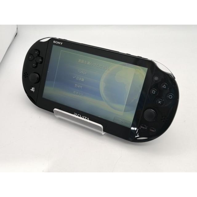 中古】SONY PlayStation VITA Wi-Fiモデル ブラック PCH-2000 ZA11 