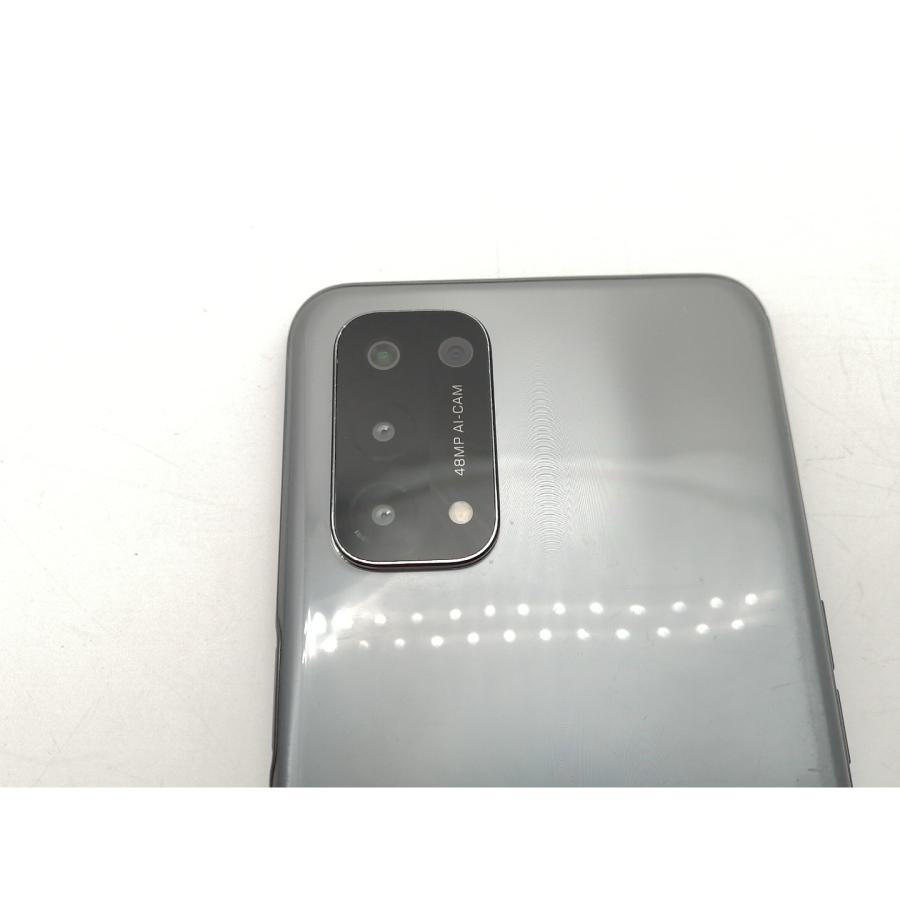 中古】Oppo au 【SIMロック解除済み】 OPPO A54 5G シルバーブラック