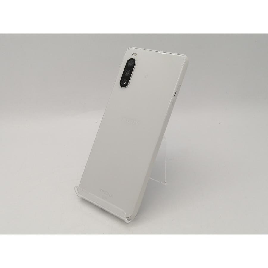 中古】SONY au 【SIMロック解除済み】 Xperia 10 III ホワイト 6GB