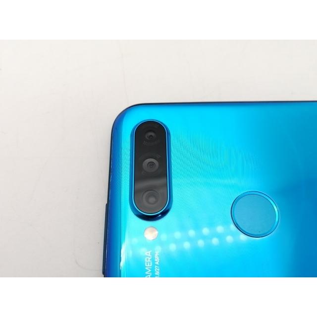 中古】Huawei 国内版 【SIMフリー】 P30 lite ピーコックブルー MAR